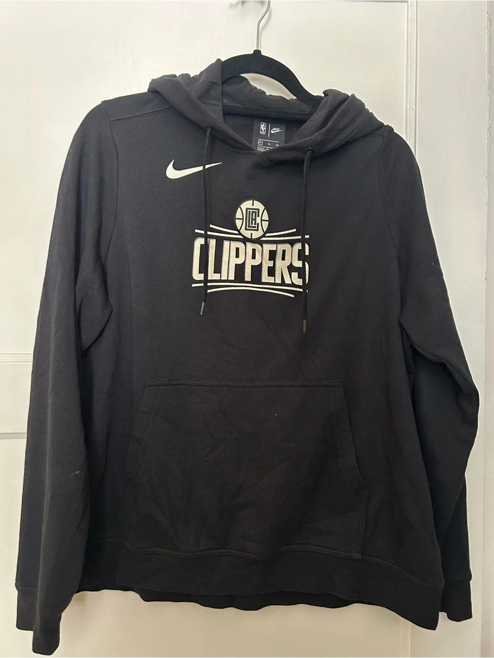 NBA Los Angeles Clippers Black Zip-Up Hoodie